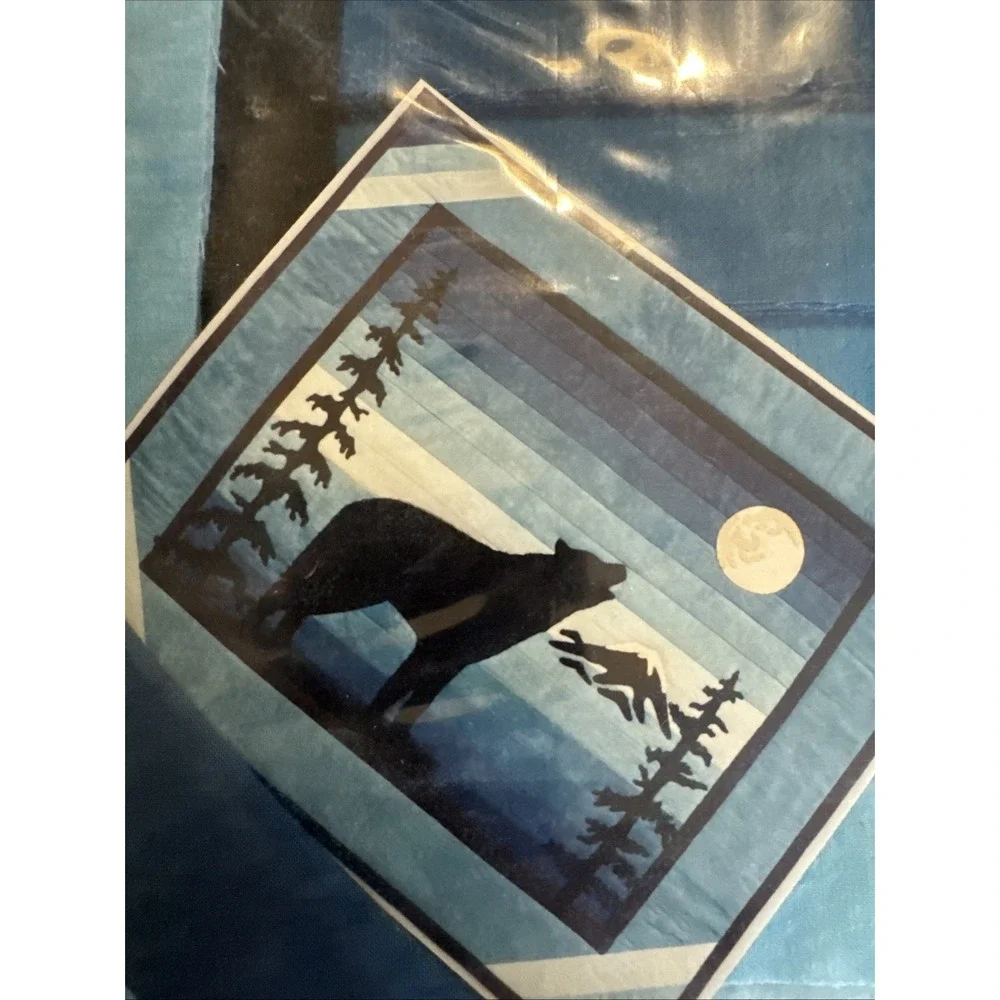 Wolf Howling at Moon Quilt Sewing Pattern 20
